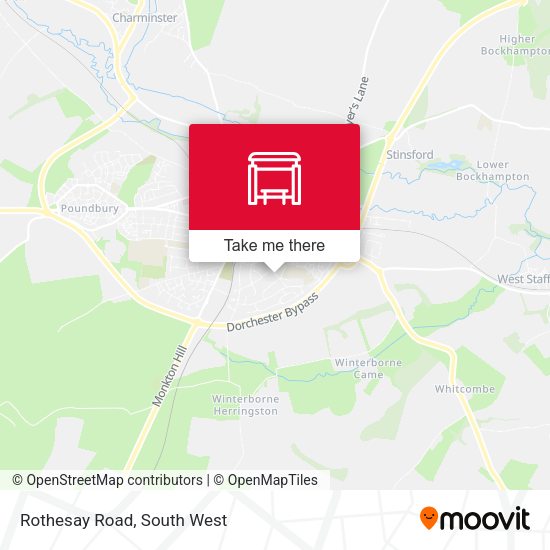 Rothesay Road map
