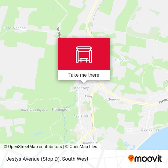 Jestys Avenue (Stop D) map