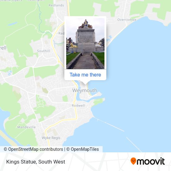Kings Statue map