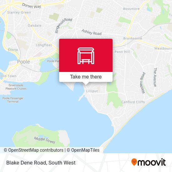 Blake Dene Road map