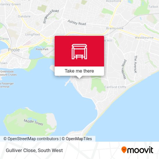 Gulliver Close map