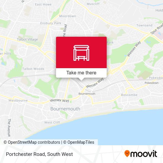 Portchester Road map