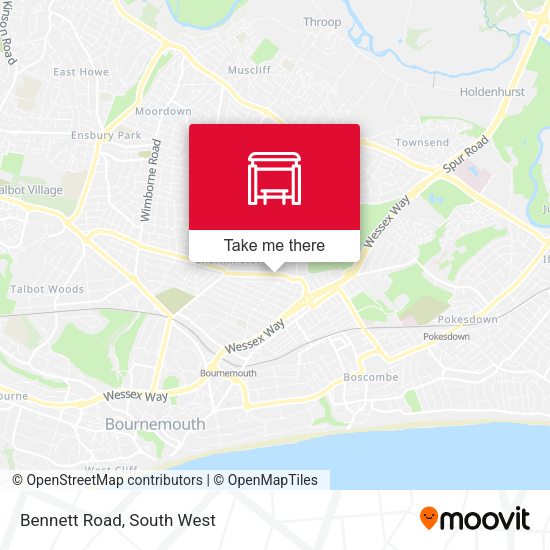 Bennett Road map