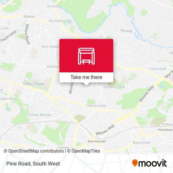 Pine Road map