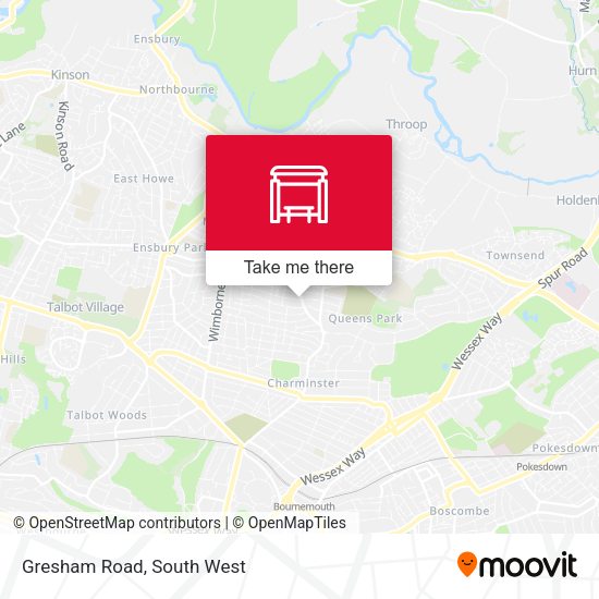 Gresham Road map
