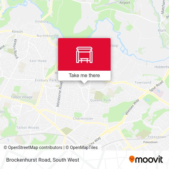 Brockenhurst Road map