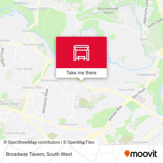 Broadway Tavern map