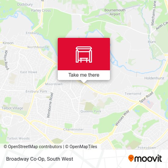 Broadway Co-Op map