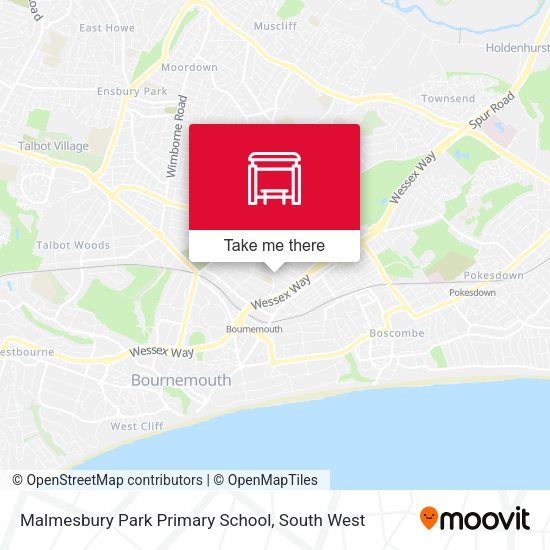 Malmesbury Park Primary School map