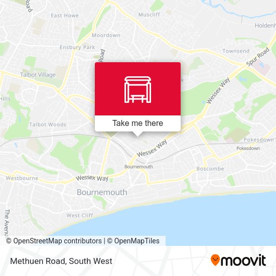 Methuen Road map