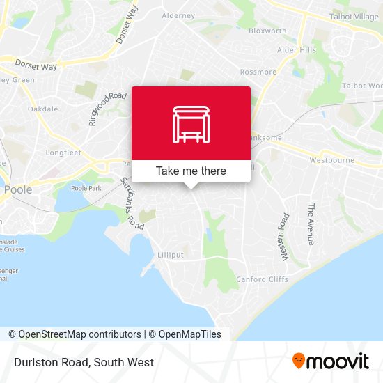 Durlston Road map