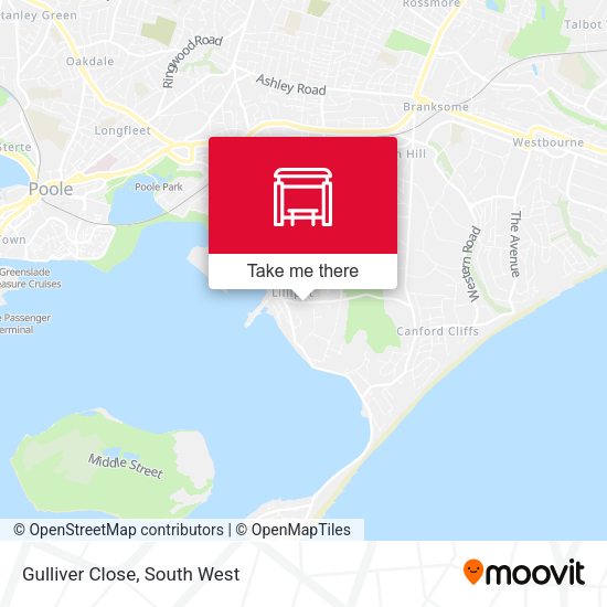 Gulliver Close map