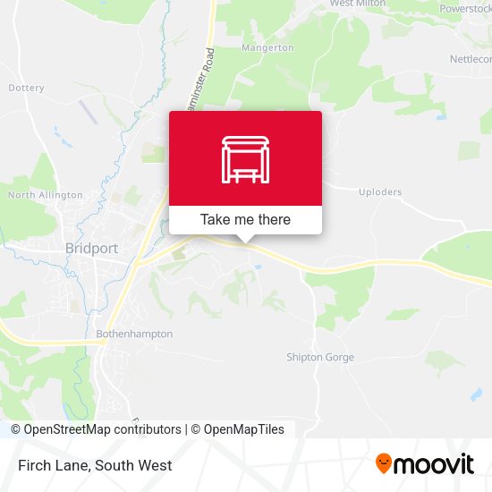 Firch Lane map