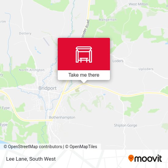 Lee Lane map