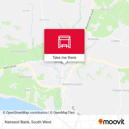 Natwest Bank map
