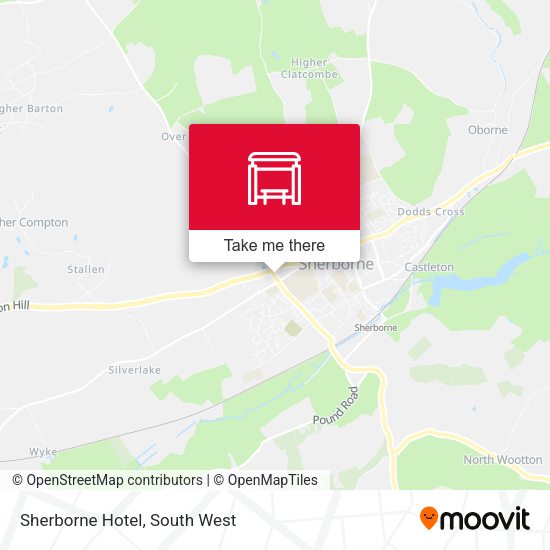 Sherborne Hotel map