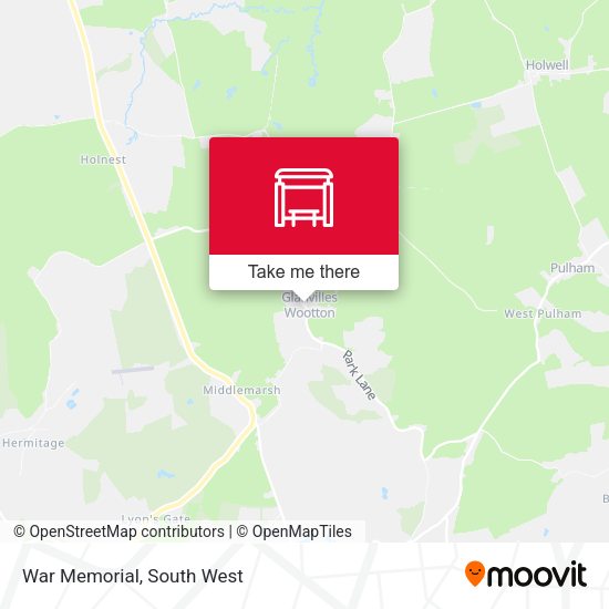 War Memorial map