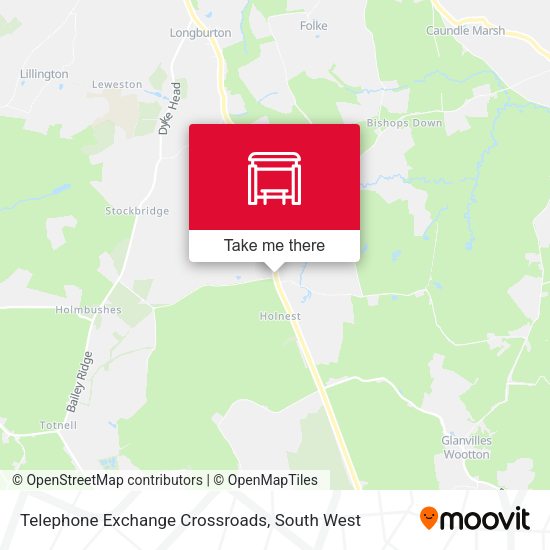 Telephone Exchange Crossroads map