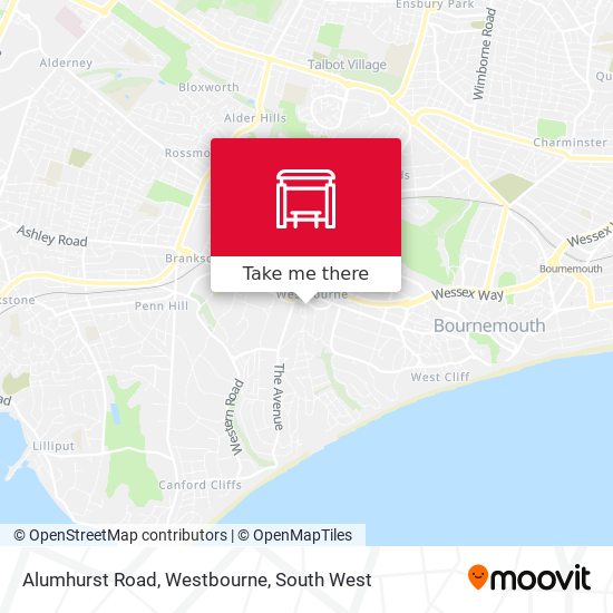 Alumhurst Road, Westbourne map