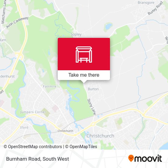 Burnham Road map