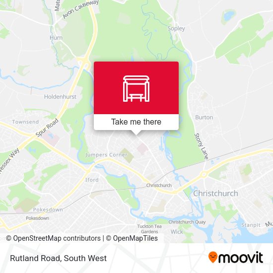 Rutland Road map