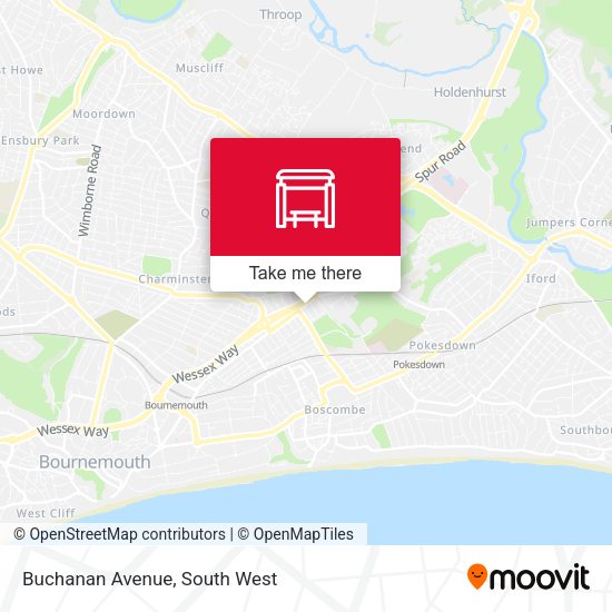 Buchanan Avenue map