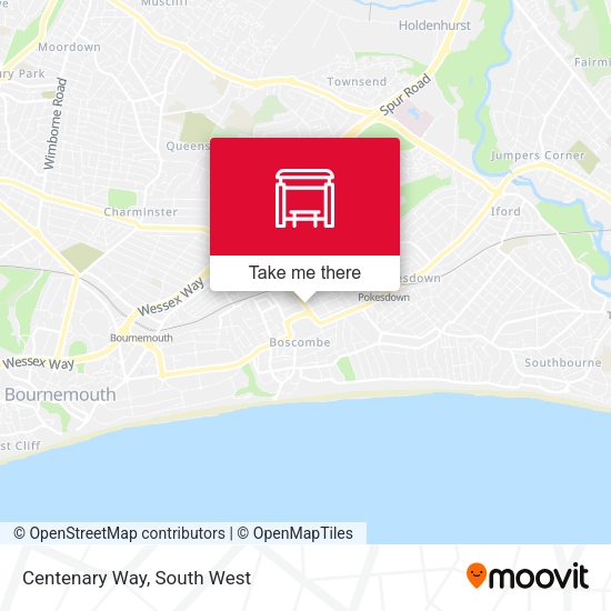 Centenary Way map