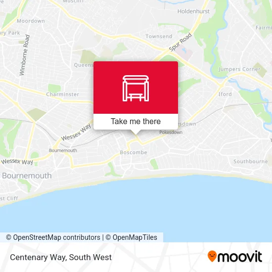 Centenary Way map
