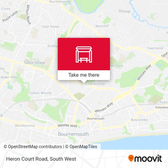 Heron Court Road map