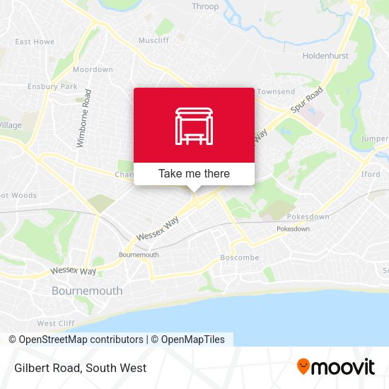 Gilbert Road map