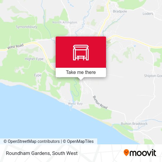 Roundham Gardens map