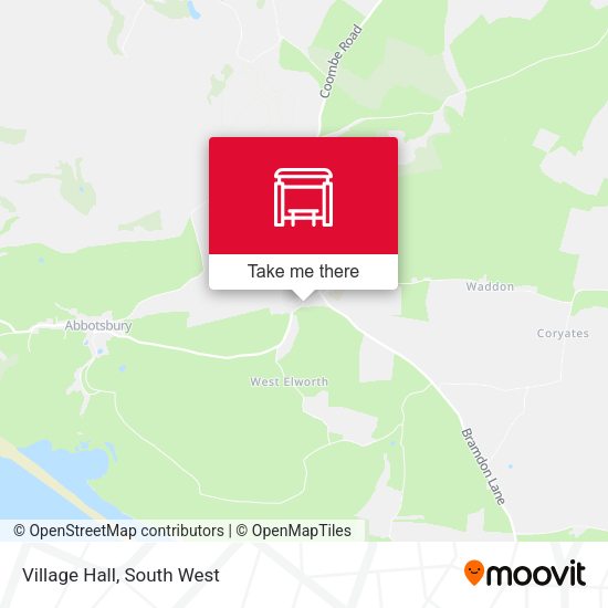 Village Hall map