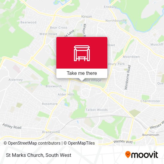 St Marks Church map