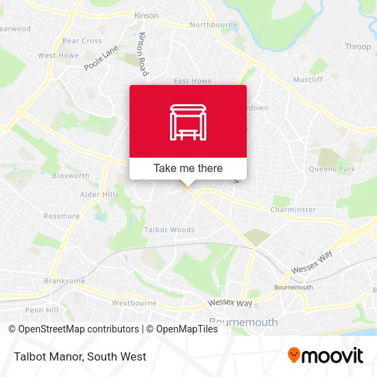 Talbot Manor map