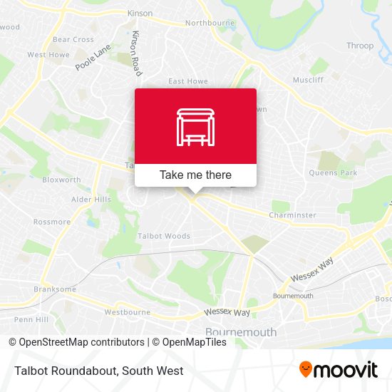 Talbot Roundabout map
