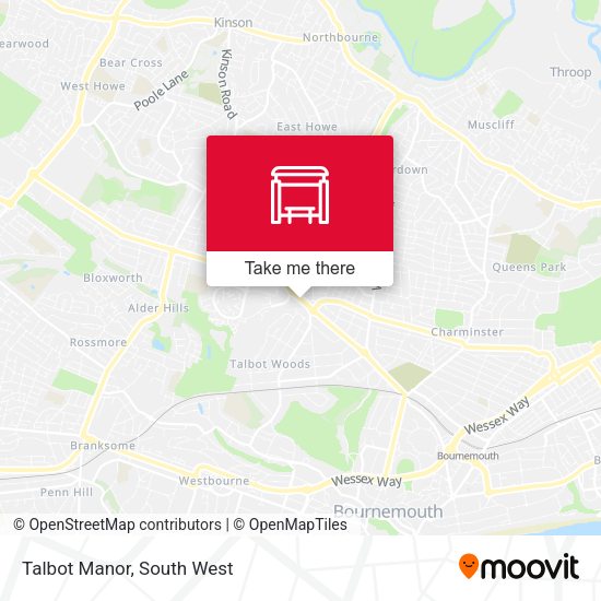 Talbot Manor map