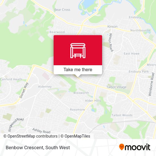 Benbow Crescent map