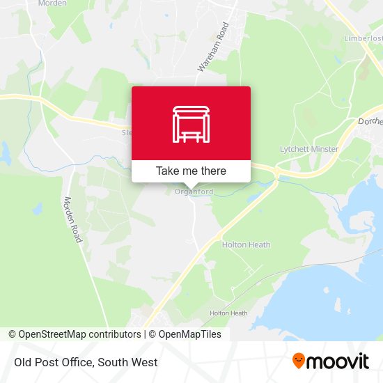 Old Post Office map