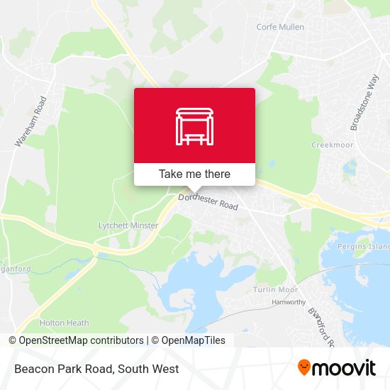 Beacon Park Road map