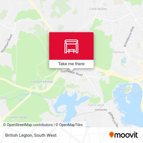 British Legion map