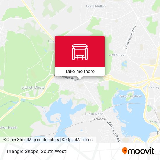 Triangle Shops map