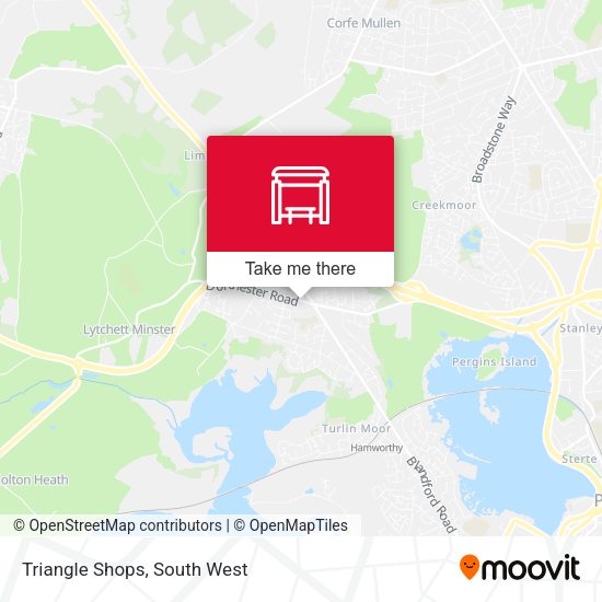 Triangle Shops map