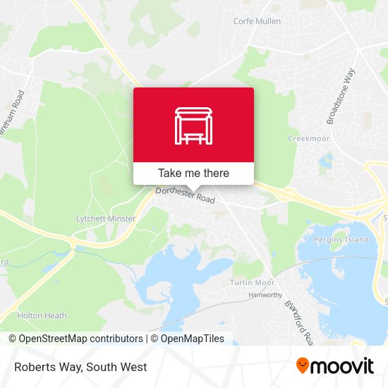 Roberts Way map