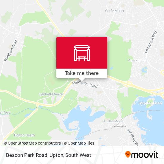 Beacon Park Road, Upton map