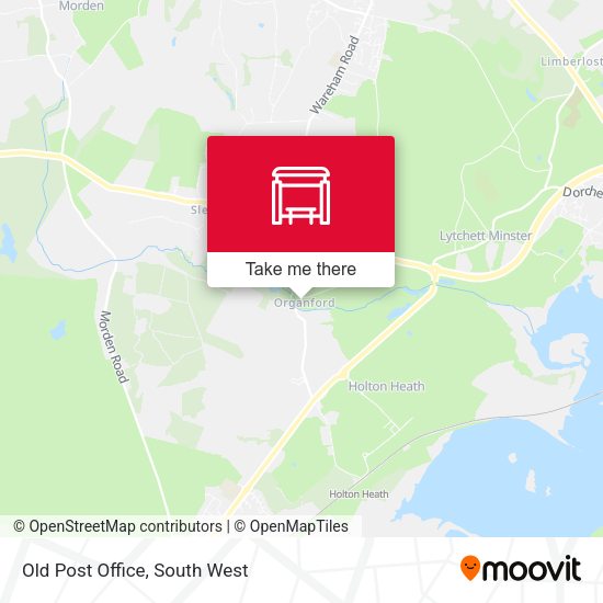 Old Post Office map