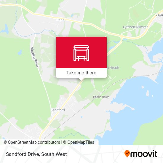 Sandford Drive map