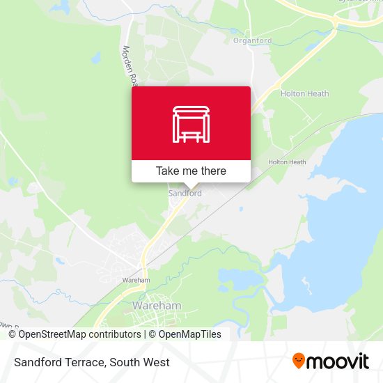Sandford Terrace map