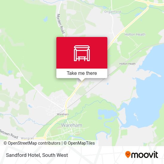 Sandford Hotel map