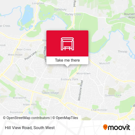 Hill View Road map