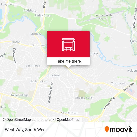 West Way map